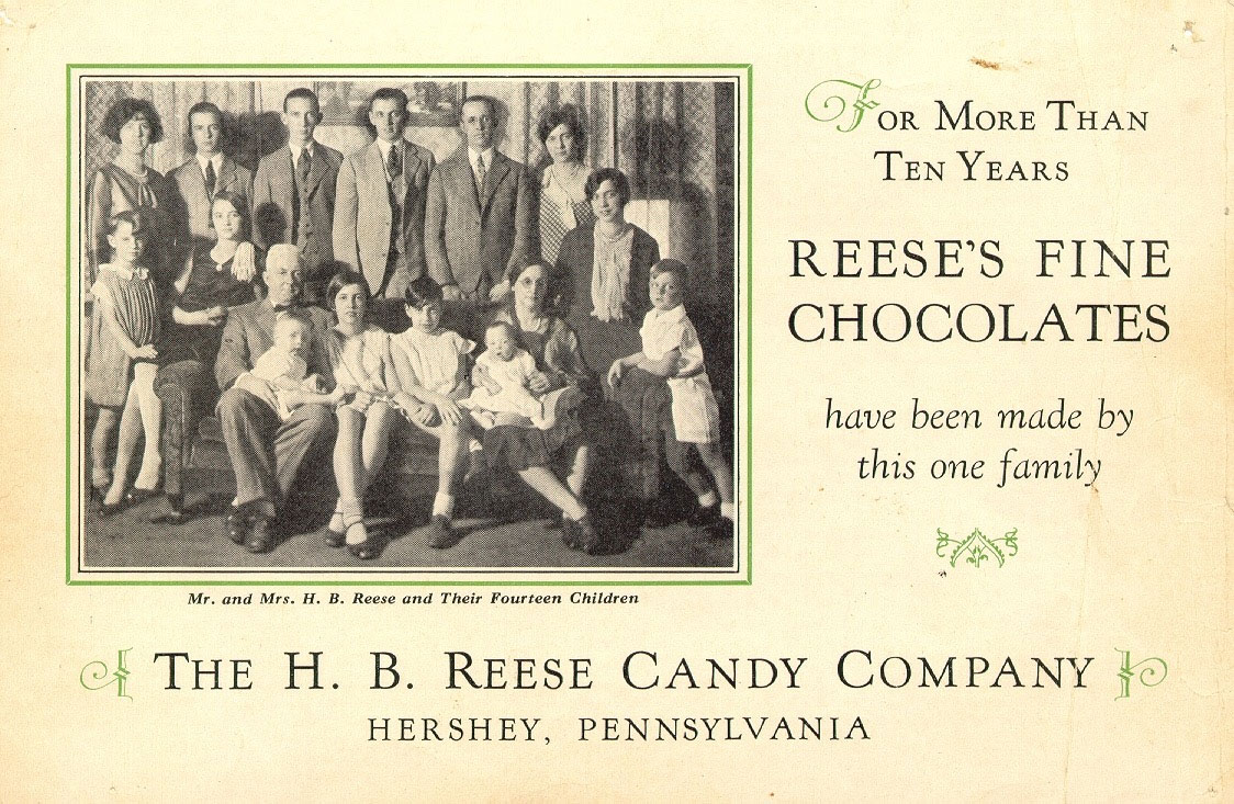 H.B. Reese Candy Co. Advertisement - 1933